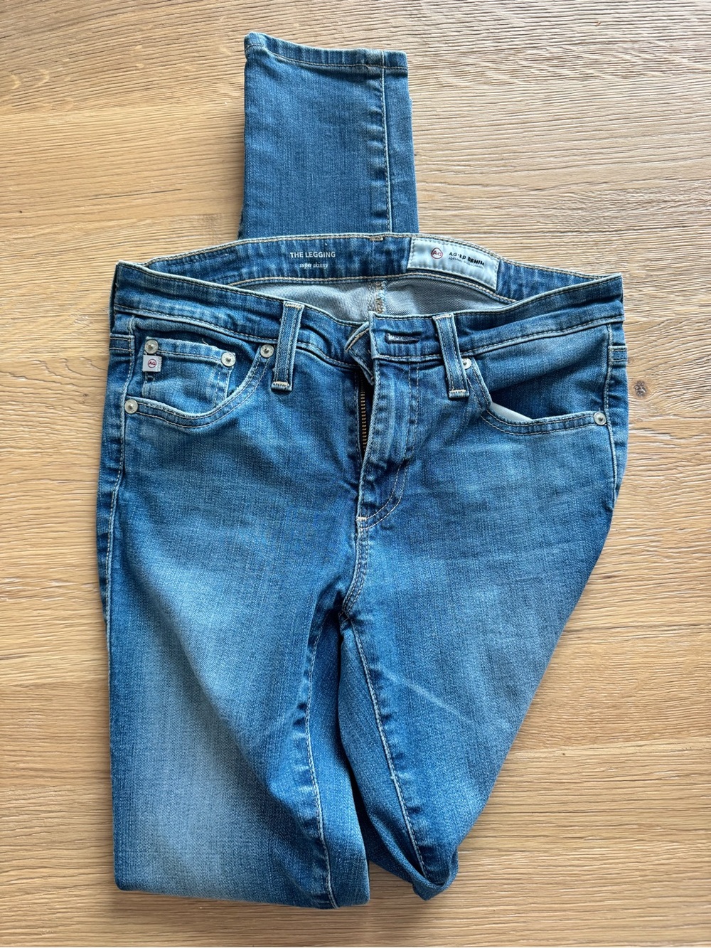 AG skinny jeans.